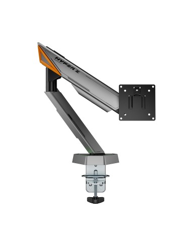 AISENS DT49TSRRGB-347 soporte para monitor 124,5 cm (49") Escritorio Negro, Gris