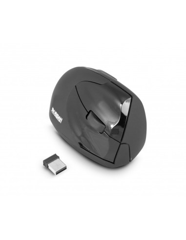Urban Factory Wireless Ergo ratón Oficina mano derecha RF inalámbrico Óptico 1600 DPI