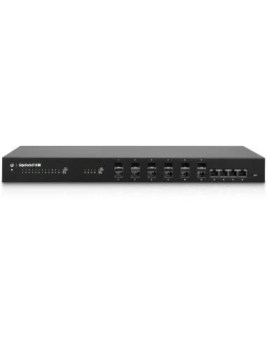 Ubiquiti ES‑16‑XG Gestionado 10G Ethernet (100 1000 10000) 1U Negro
