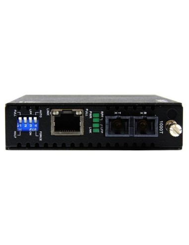 StarTech.com Conversor de Medios Gigabit Ethernet a Fibra Multi Modo Conector SC - 550m
