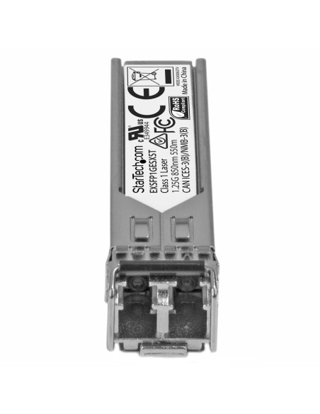 StarTech.com Módulo Transceptor SFP Compatible con el Modelo EX-SFP-1GE-LX de Juniper - 1000BASE-LX - Fibra Monomodo (SMF) de StarTech.com Módulo Transceptor SFP Compatible con el Modelo EX-SFP-1GE-LX de Juniper - 1000BASE-LX - Fibra Monomodo (SMF) de