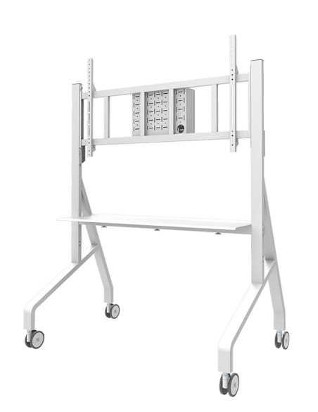 Neomounts FL50-575WH1 Carro para TV 65-110" - instalación rápida - TÜV