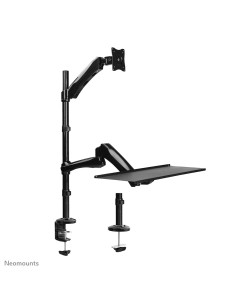 Neomounts FPMA-D500KEYB Soporte de sobremesa para puesto de trabajo de pie sentado 10-27" - resorte de gas 2