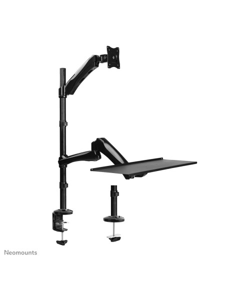 Neomounts FPMA-D500KEYB Soporte de sobremesa para puesto de trabajo de pie sentado 10-27" - resorte de gas