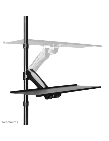 Neomounts FPMA-D500KEYB Soporte de sobremesa para puesto de trabajo de pie sentado 10-27" - resorte de gas