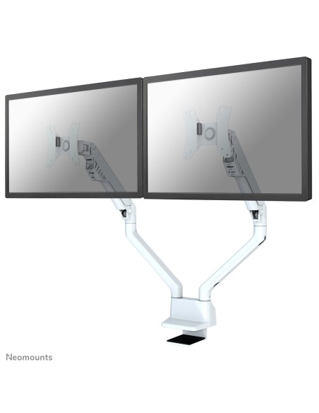 Neomounts FPMA-D750DWHITE2 Brazo de monitor 10-32" - resorte de gas - Topfix - Tope-a-180°