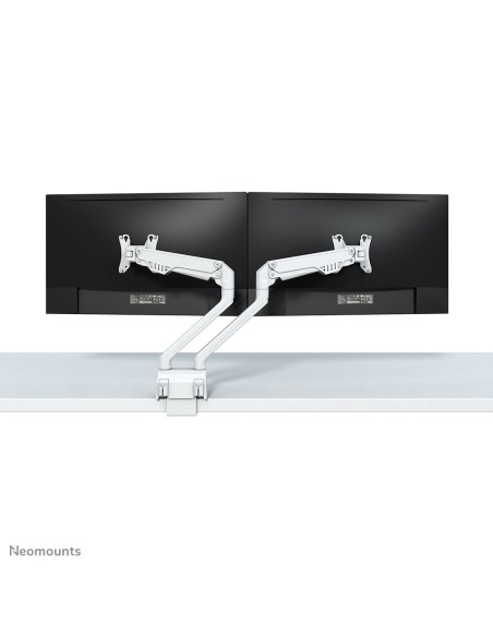 Neomounts FPMA-D750DWHITE2 Brazo de monitor 10-32" - resorte de gas - Topfix - Tope-a-180°