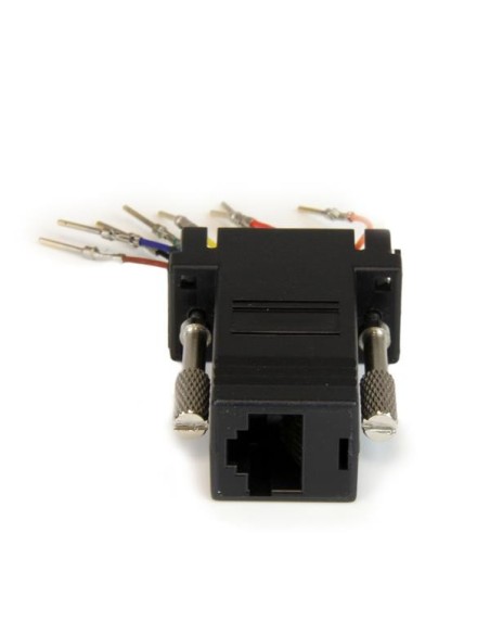 StarTech.com Adaptador Conversor Modular Serie de DB9 a RJ45 - Macho a Hembra