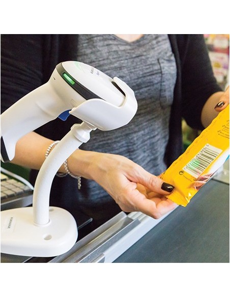 Datalogic Gryphon I GD4500 Lector de códigos de barras portátil 1D 2D Blanco
