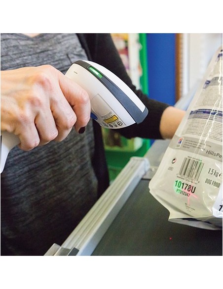 Datalogic Gryphon I GD4500 Lector de códigos de barras portátil 1D 2D Blanco