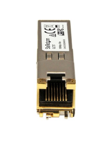 StarTech.com Módulo Transceptor SFP Compatible con Cisco GLC-T - 1000BASE-T - SFP a RJ45 Cat6   Cat5e - SFP Ethernet Gigabit de