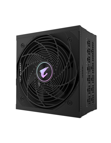 GIGABYTE AORUS ELITE P850W Fuente de Alimentación - PCIe 5.0, 80 PLUS Platinum, Diseño completamente modular, Ventilador de 120