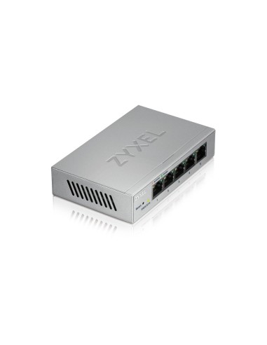 Zyxel GS1200-5 Gestionado Gigabit Ethernet (10 100 1000) Plata