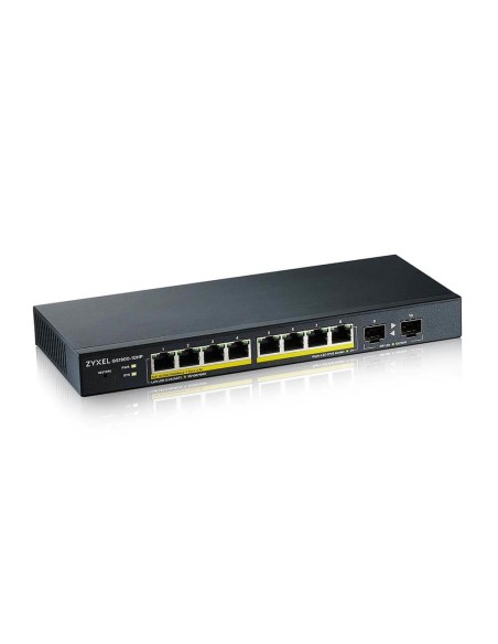 Zyxel GS1900-10HP Gestionado L2 Gigabit Ethernet (10 100 1000) Energía sobre Ethernet (PoE) Negro