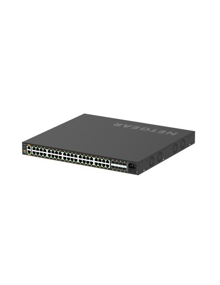 NETGEAR GSM4248PX-100EUS switch Gestionado L2 L3 L4 Gigabit Ethernet (10 100 1000) Energía sobre Ethernet (PoE) Negro