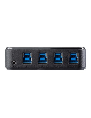 StarTech.com Switch Conmutador USB 3.0 (5Gbps) 4x4 para Compartir Dispositivos Periféricos
