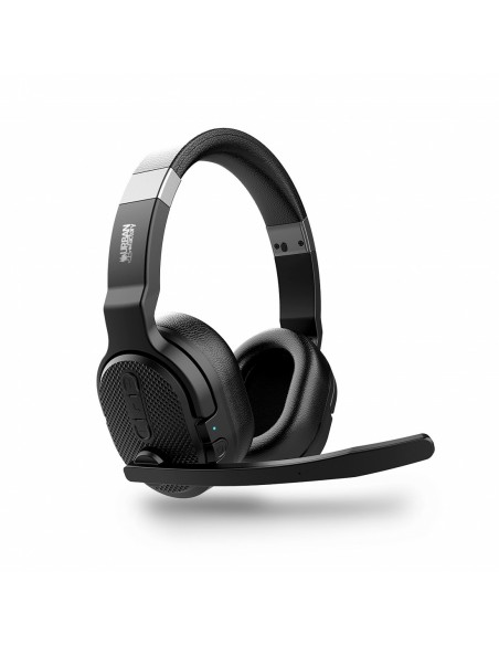 Urban Factory MOVEE COMFORT Auriculares Inalámbrico Diadema Juego USB Tipo C Bluetooth Base de carga Negro