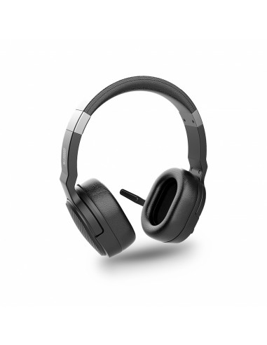 Urban Factory MOVEE COMFORT Auriculares Inalámbrico Diadema Juego USB Tipo C Bluetooth Base de carga Negro