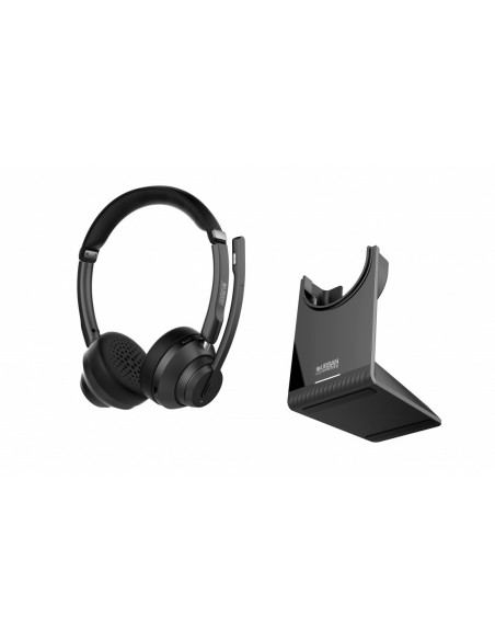 Urban Factory MOVEE PRO Auriculares Inalámbrico Diadema Juego USB Tipo C Bluetooth Base de carga Negro