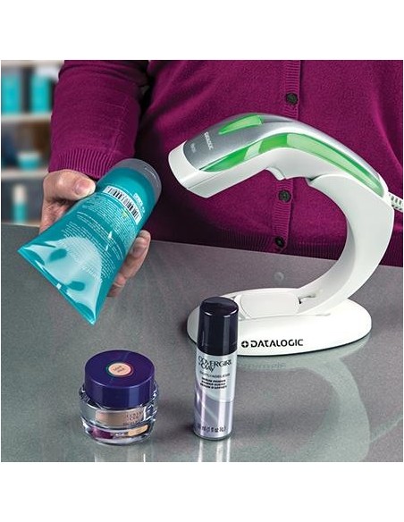 Datalogic HD3430-WHK1S lector de código de barras Lector de códigos de barras portátil 1D 2D CMOS Blanco