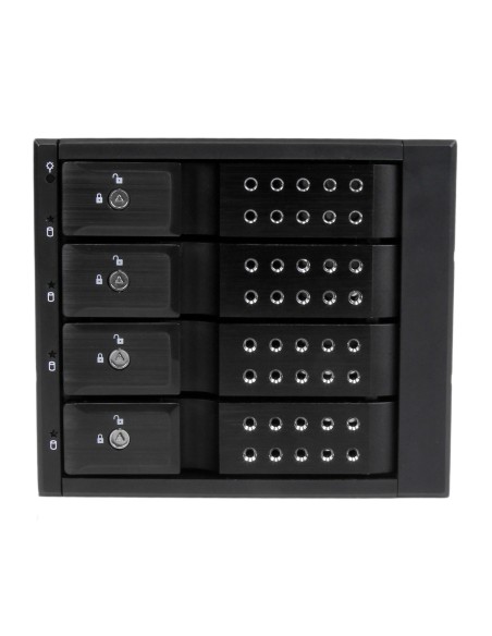 StarTech.com Rack Móvil Backplane de 4 Bahías de Intercambio en Caliente - Rack Móvil Hot Swap sin Bandeja para Unidades de DD