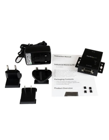 StarTech.com Conversor Adaptador Serie RS232 a RSS422 y RS485 - Puerto Serial DB9 Protección Electrostática 15KV