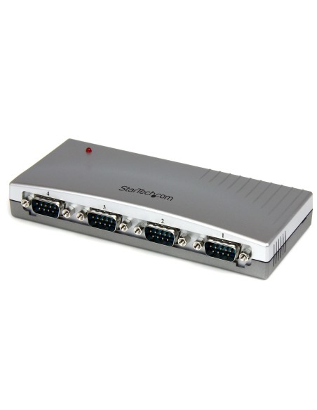StarTech.com Hub Concentrador USB a 4 Puertos Serie RS232 - Ladrón Serie DB9 - Adaptador USB a Serie StarTech.com Hub Concentrador USB a 4 Puertos Serie RS232 - Ladrón Serie DB9 - Adaptador USB a Serie