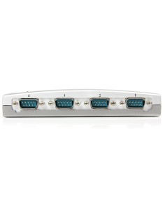 StarTech.com Hub Concentrador USB a 4 Puertos Serie RS232 - Ladrón Serie DB9 - Adaptador USB a Serie 2
