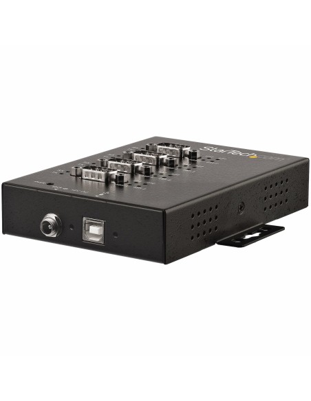 StarTech.com Adaptador Hub Serie RS232 RS485 RS422 a 4 puertos USB - Convertidor Ladrón USB 2.0 a Serial DB9 - IP30 - de StarTech.com Adaptador Hub Serie RS232 RS485 RS422 a 4 puertos USB - Convertidor Ladrón USB 2.0 a Serial DB9 - IP30 - de