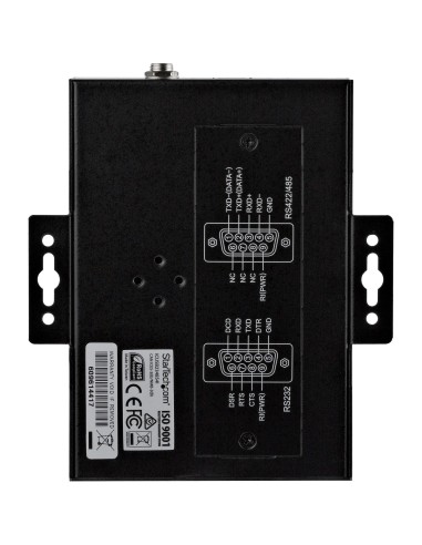 StarTech.com Adaptador Hub Serie RS232 RS485 RS422 a 4 puertos USB - Convertidor Ladrón USB 2.0 a Serial DB9 - IP30 - de