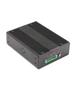 StarTech.com Switch Conmutador Industrial Ethernet Gigabit 6 Puertos - 4x RJ45 PoE - 2 Ranuras SFP PoE+ de 30W 12-48VDC DIN 2