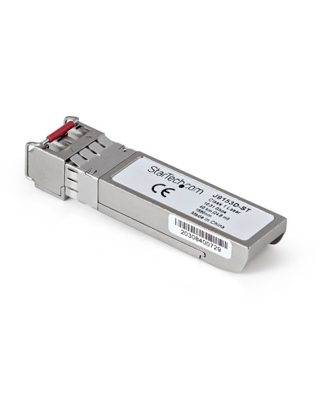 StarTech.com Módulo Transceptor SFP+ Compatible con HPE J9153D - 10GBASE-ER - Fibra Monomodo de 10GbE - SFP+ Ethernet Gigabit StarTech.com Módulo Transceptor SFP+ Compatible con HPE J9153D - 10GBASE-ER - Fibra Monomodo de 10GbE - SFP+ Ethernet Gigabit