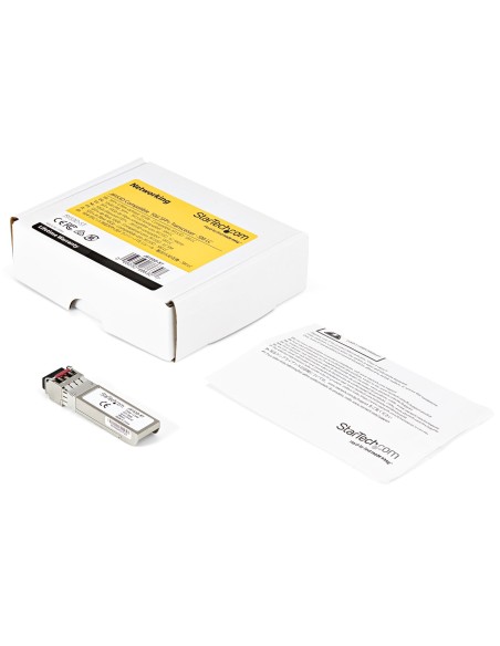 StarTech.com Módulo Transceptor SFP+ Compatible con HPE J9153D - 10GBASE-ER - Fibra Monomodo de 10GbE - SFP+ Ethernet Gigabit StarTech.com Módulo Transceptor SFP+ Compatible con HPE J9153D - 10GBASE-ER - Fibra Monomodo de 10GbE - SFP+ Ethernet Gigabit