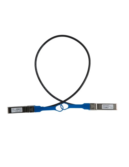 StarTech.com Cable de 0,65m Twinax Direct-Attach SFP+ a SFP+ Compatible con HPE JD095C - de Cobre SFP+ 10GbE - DAC StarTech.com Cable de 0,65m Twinax Direct-Attach SFP+ a SFP+ Compatible con HPE JD095C - de Cobre SFP+ 10GbE - DAC