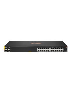 HPE Aruba Networking Aruba 6100 24G Class4 PoE 4SFP+ 370W Gestionado L3 Gigabit Ethernet (10 100 1000) Energía sobre Ethernet