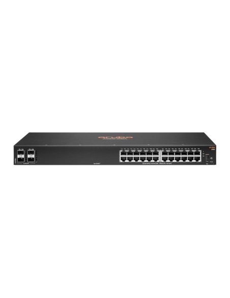 HPE Aruba Networking 6100 24G 4SFP+ Gestionado L3 Gigabit Ethernet (10 100 1000) 1U Negro