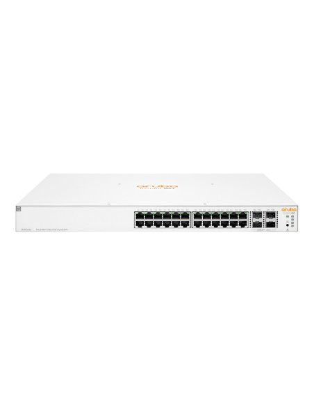 HPE Aruba Networking Aruba Instant On 1930 24G Class4 PoE 4SFP SFP+ 370W Gestionado L2+ Gigabit Ethernet (10 100 1000) Energía