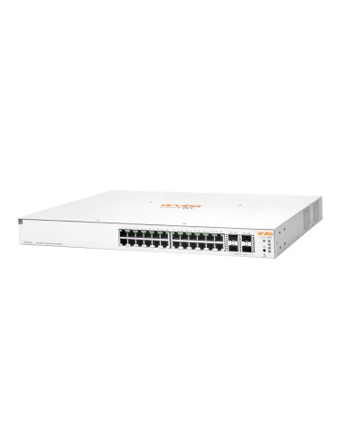 HPE Aruba Networking Aruba Instant On 1930 24G Class4 PoE 4SFP SFP+ 370W Gestionado L2+ Gigabit Ethernet (10 100 1000) Energía