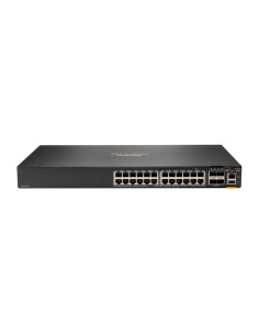 HPE Aruba Networking Aruba 6200F 24G Class4 PoE 4SFP+ 370W Gestionado L3 Gigabit Ethernet (10 100 1000) Energía sobre Ethernet