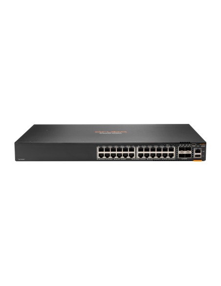 HPE Aruba Networking Aruba 6200F 24G Class4 PoE 4SFP+ 370W Gestionado L3 Gigabit Ethernet (10 100 1000) Energía sobre Ethernet