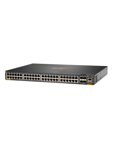 HPE Aruba Networking CX 6200F 48G Class-4 PoE 4SFP+ 740W Gestionado L3 Gigabit Ethernet (10 100 1000) Energía sobre Ethernet