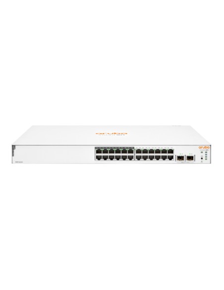 HPE Aruba Networking Aruba Instant On 1830 24G 12p Class4 PoE 2SFP 195W Gestionado L2 Gigabit Ethernet (10 100 1000) Energía