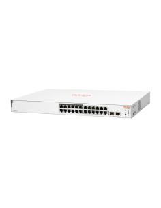 HPE Aruba Networking Aruba Instant On 1830 24G 12p Class4 PoE 2SFP 195W Gestionado L2 Gigabit Ethernet (10 100 1000) Energía 2