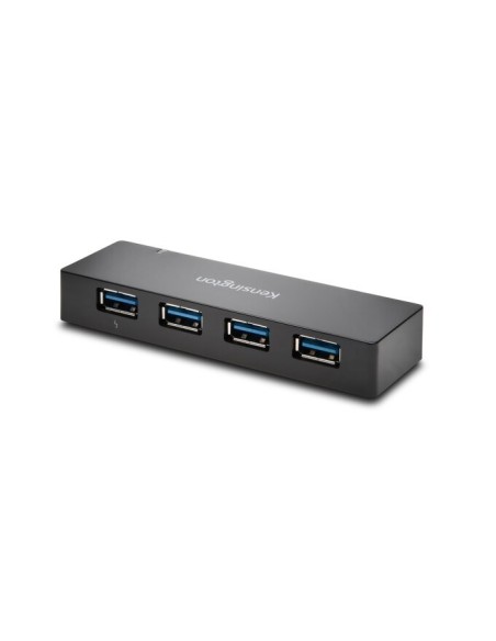 Kensington Cargador y hub USB 3.0 de cuatro puertos UH4000C