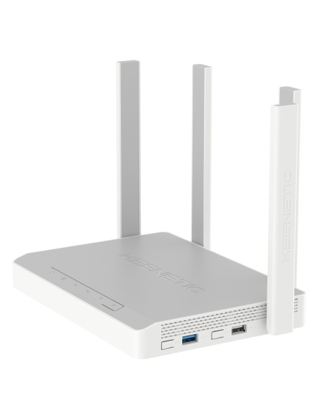 Keenetic Hero Router Wi-Fi en malla AX1800 con CPU de doble núcleo, Smart Switch Gigabit de 5 puertos, puerto Combo SFP,