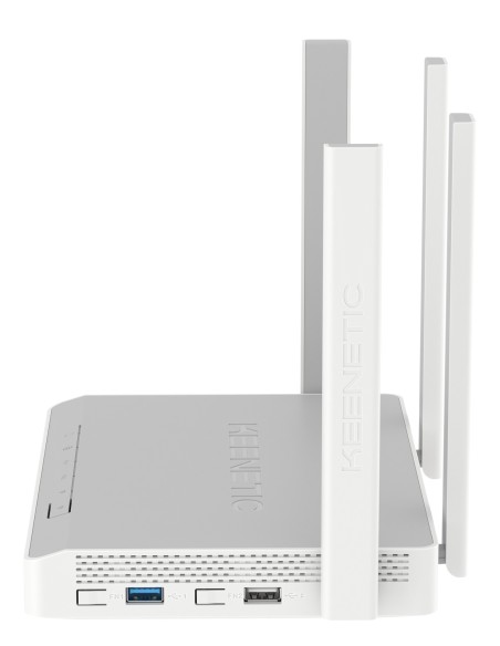 Keenetic Hero Router Wi-Fi en malla AX1800 con CPU de doble núcleo, Smart Switch Gigabit de 5 puertos, puerto Combo SFP,