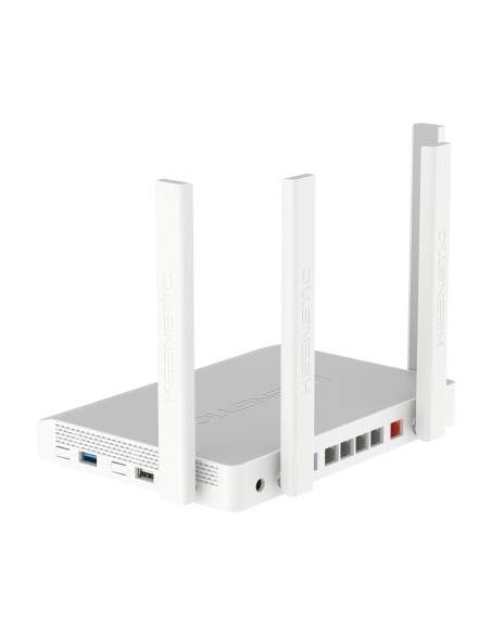 Keenetic Hero Router Wi-Fi en malla AX1800 con CPU de doble núcleo, Smart Switch Gigabit de 5 puertos, puerto Combo SFP,
