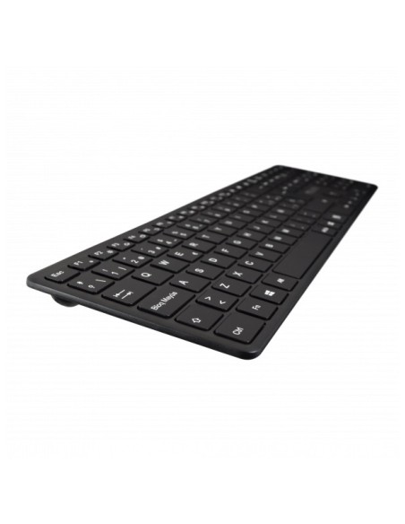 V7 Teclado Bluetooth KW550ESBT de 2,4 GHz, modo dual, QWERTY español  negro