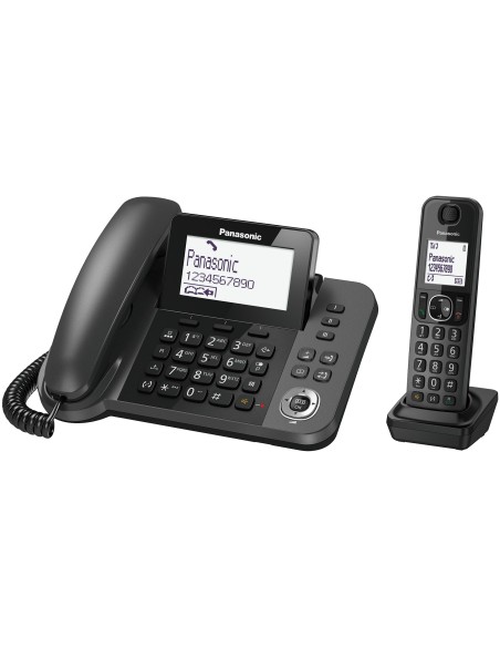 Panasonic KX-TGF310 Teléfono DECT Identificador de llamadas Negro