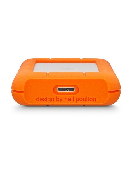 LaCie Rugged Mini disco duro externo 2 TB 5400 RPM Micro-USB B 3.2 Gen 1 (3.1 Gen 1) Naranja, Plata